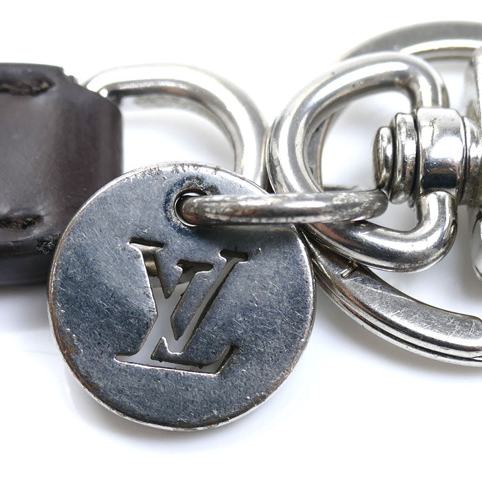 LOUIS VUITTON ルイ・ヴィトン ポルト クレ スリム ドラゴンヌ キーホルダー モノグラム ブラウン M77165 CX1221 ユニセックス【中古】