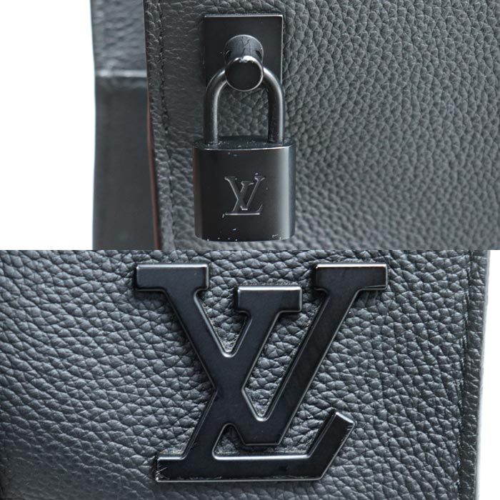 LOUIS VUITTON ルイ・ヴィトン テイクオフ トート トートバッグ アエログラム ブラック M57308 ICチップ メンズ【中古】