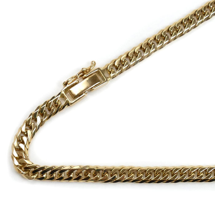 K18YG イエローゴールド ネックレス 喜平6面Wカット 29.4g 50cm メンズ【中古】