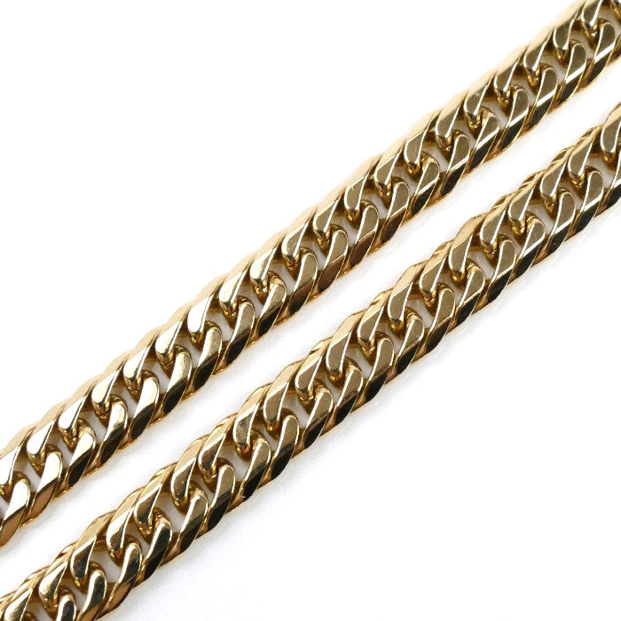 K18YG イエローゴールド ネックレス 喜平6面Wカット 29.4g 50cm メンズ【中古】