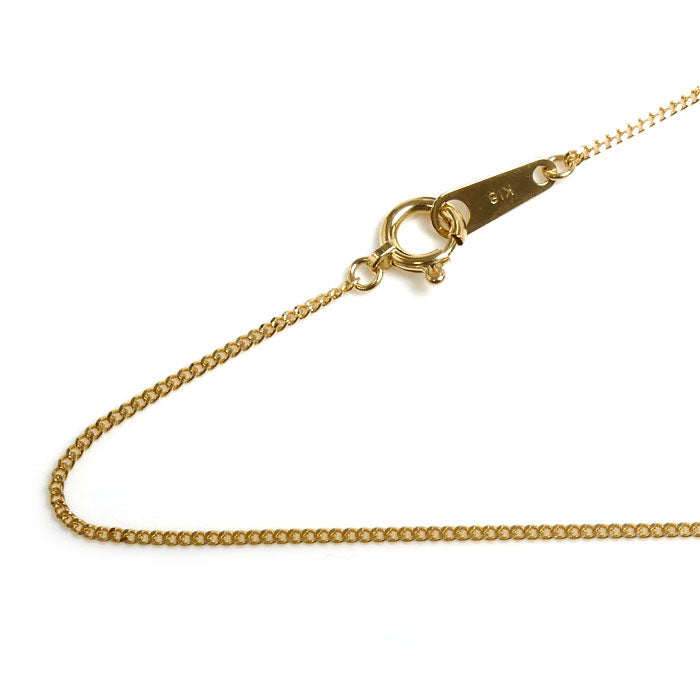 K18YG イエローゴールド ネックレス 喜平2面カット 1.6g 42cm レディース【中古】