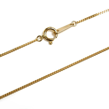 K18YG イエローゴールド ネックレス 喜平2面カット 1.6g 42cm レディース【中古】