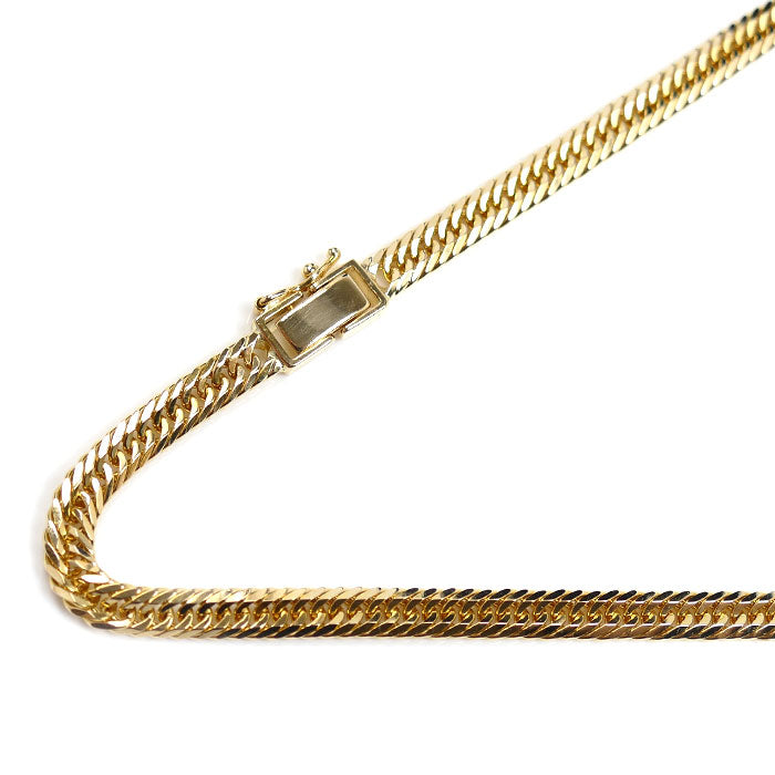 K18YG イエローゴールド ネックレス 喜平8面トリプルカット 30.2g 50cm メンズ【中古】