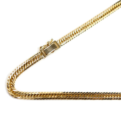 K18YG イエローゴールド ネックレス 喜平8面トリプルカット 30.2g 50cm メンズ【中古】