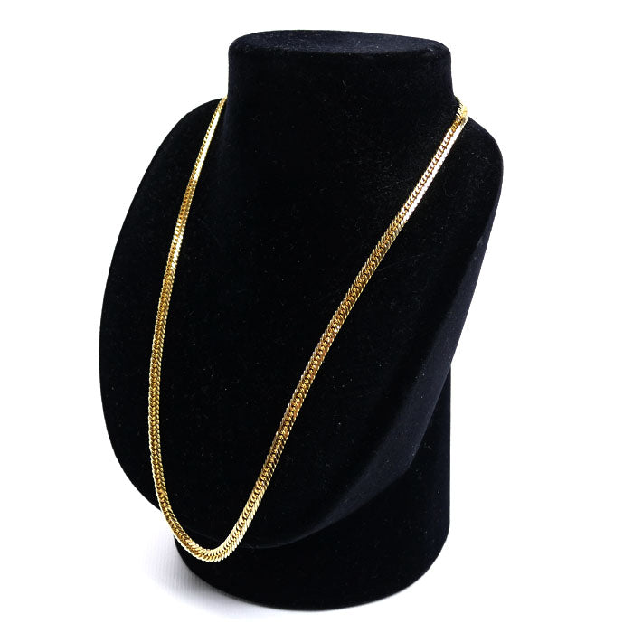 K18YG イエローゴールド ネックレス 喜平8面トリプルカット 30.2g 50cm メンズ【中古】