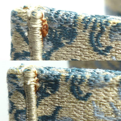 Christian Dior クリスチャンディオール ブックトート ミディアム トートバッグ ブルー マルチ レディース【中古】