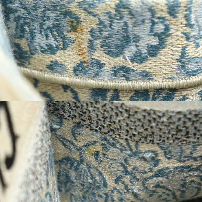 Christian Dior クリスチャンディオール ブックトート ミディアム トートバッグ ブルー マルチ レディース【中古】