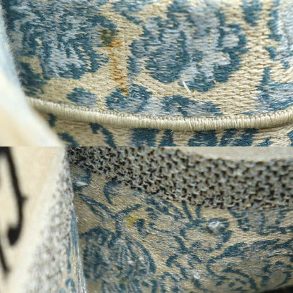 Christian Dior クリスチャンディオール ブックトート ミディアム トートバッグ ブルー マルチ レディース【中古】