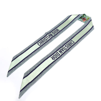 Christian Dior クリスチャンディオール ミッツァ 花柄 スカーフ グリーン マルチ 34MIF106I611 レディース【中古】