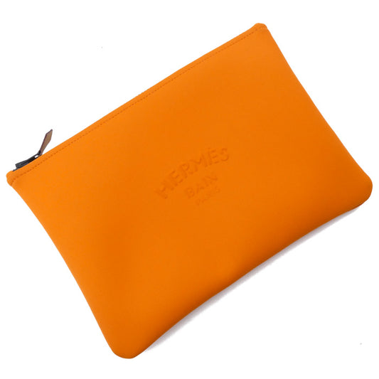 HERMES エルメス ネオバンMM ポーチ オレンジ H103312M 03 レディース【中古】【美品】