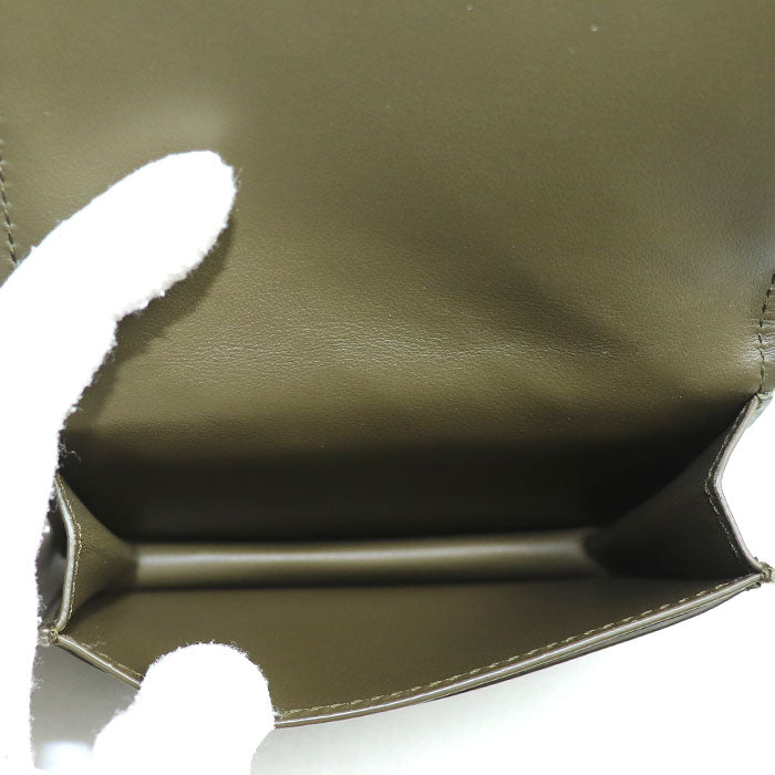 BOTTEGAVENETA ボッテガヴェネタ イントレチャート ビズネス カードケース カードケース グリーン系 605720 ICチップ メンズ【中古】