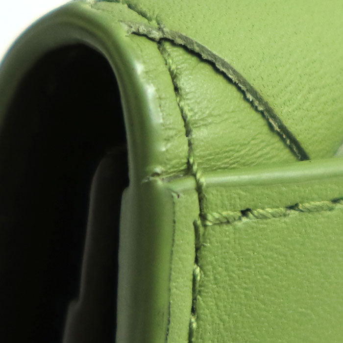 BOTTEGAVENETA ボッテガヴェネタ イントレチャート ビズネス カードケース カードケース グリーン系 605720 ICチップ メンズ【中古】