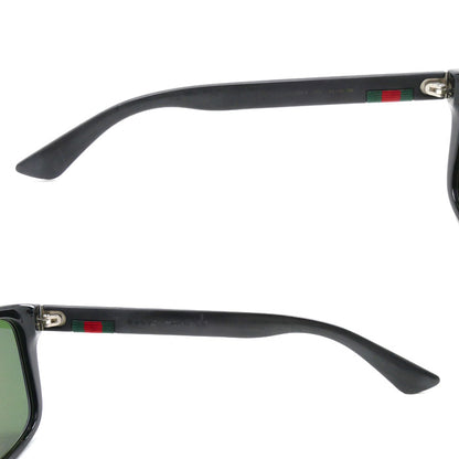 GUCCI グッチ サングラス ブラック グリーン GG0008SA 002 度入り ユニセックス 54ロ19-150【中古】