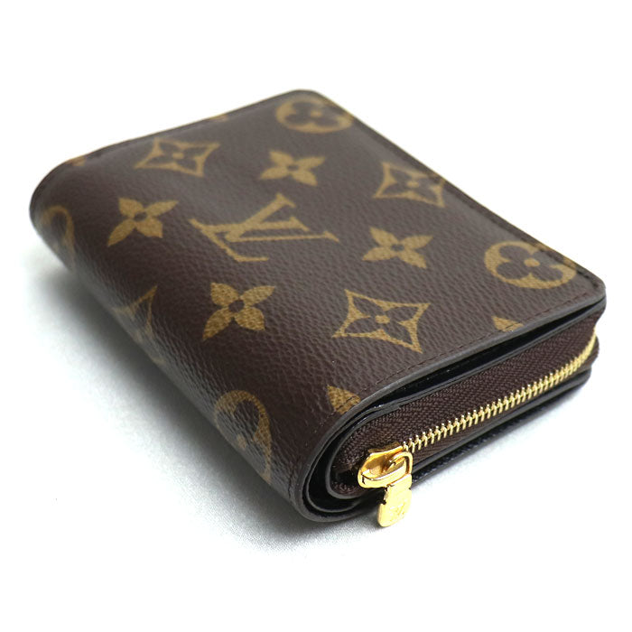 LOUIS VUITTON ルイ・ヴィトン ポルトフォイユルー 二つ折り財布 モノグラムリバース M81461 ICチップ レディース【中古】