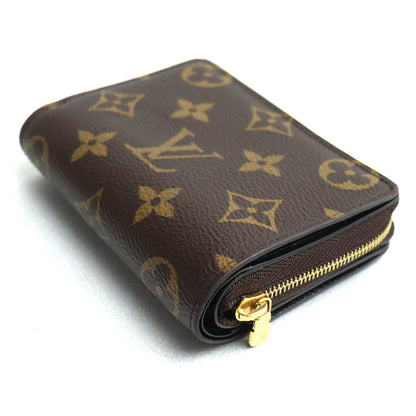 LOUIS VUITTON ルイ・ヴィトン ポルトフォイユルー 二つ折り財布 モノグラムリバース M81461 ICチップ レディース【中古】