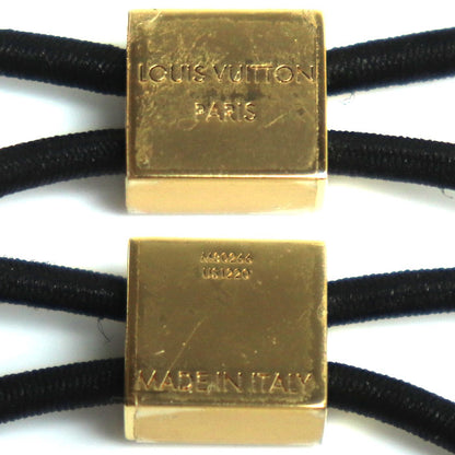 LOUIS VUITTON ルイ・ヴィトン メタル ゴム シュシュ・ナノグラム プラネット LV ヘアアクセサリー M80266 US1220 レディース【中古】【美品】