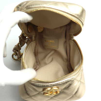 CHANEL シャネル マトラッセ チェーンクラッチ クラッチバッグ ゴールド AP2803 レディース【中古】【美品】