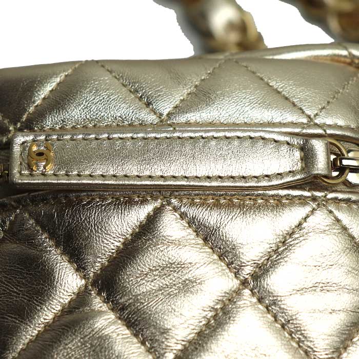 CHANEL シャネル マトラッセ チェーンクラッチ クラッチバッグ ゴールド AP2803 レディース【中古】【美品】