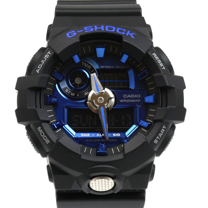 CASIO カシオ G-SHOCK 腕時計 電池式 ブラック GA-710-1A2JF メンズ【中古】【美品】