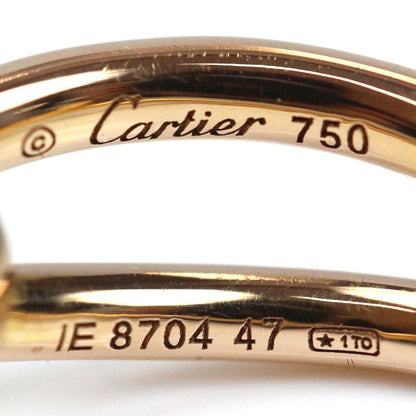 CARTIER カルティエ K18PG ピンクゴールド アントルラセ リング・指輪 B4088747 7号 47 4.3g レディース【中古】