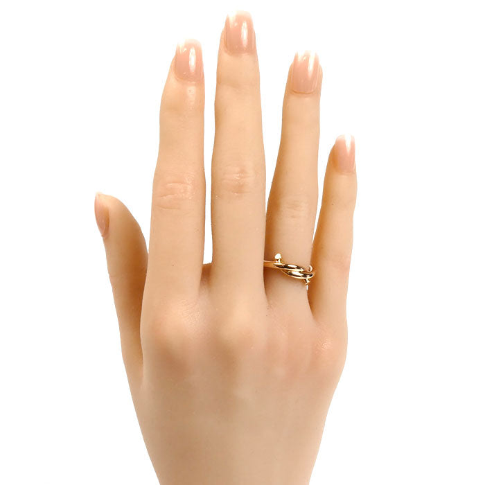 Cartier カルティエ アントルラセ 57#リングK18ピンクゴールド Cartier