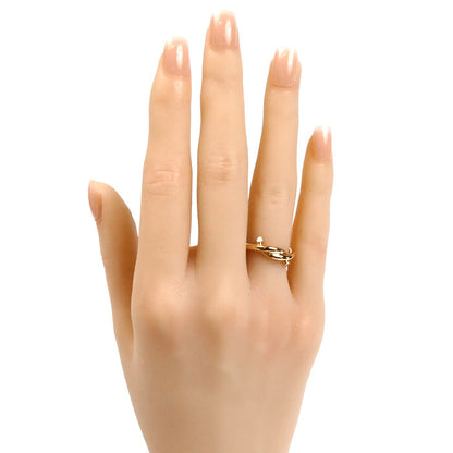 CARTIER カルティエ K18PG ピンクゴールド アントルラセ リング・指輪 B4088747 7号 47 4.3g レディース【中古】