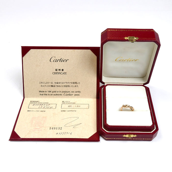 Cartier カルティエ アントルラセ 57#リングK18ピンクゴールド CARTIER