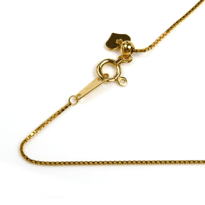 K24YG イエローゴールド ネックレス ベネチアン 3.1g ～50cm レディース【中古】