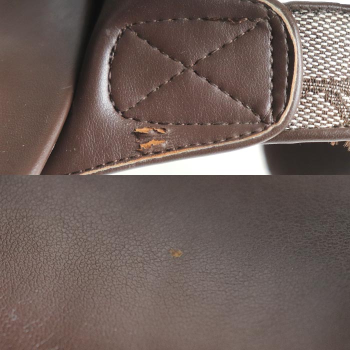 COACH コーチ ツーバンド プラットフォーム スライド シグネチャー サンダル ブラウン ｵｰｸ/ﾒｲﾌﾟﾙ CBH26 アウトレット レディース【中古】