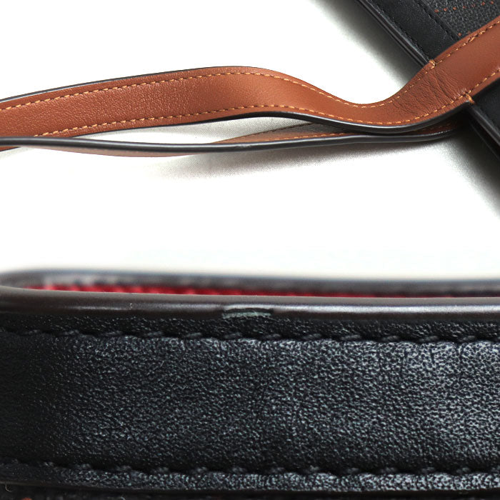 COACH コーチ ホース アンド キャリッジ トート27 トートバッグ ブラック ブラウン C4060 アウトレット レディース【中古】