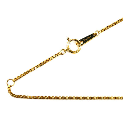 K18YG イエローゴールド ネックレス ベネチアン 4.7g 40cm レディース【中古】