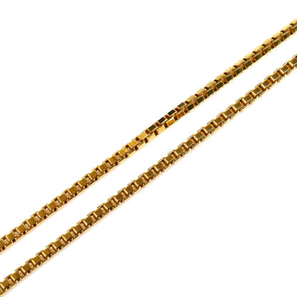 K18YG イエローゴールド ネックレス ベネチアン 4.7g 40cm レディース【中古】