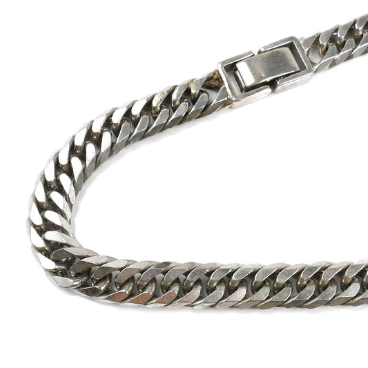 シルバー925 ネックレス 喜平6面Wカット 91.2g 55cm メンズ【中古】