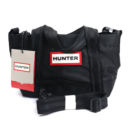 HUNTER ハンター ナイロン ミニ トップ クリップ トート 2Wayショルダーバッグ ブラック UBS1203KBM レディース【未使用】【買取品】