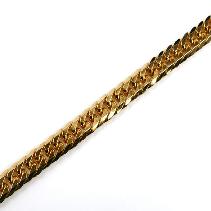 K18YG イエローゴールド ブレスレット 喜平6面Wカット 10.4g 17.5cm レディース【中古】