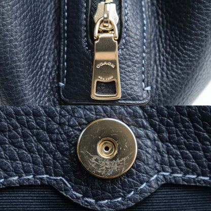 COACH コーチ フローラル ボックス プリント ハリー ショルダー ショルダーバッグ ブルー 91047 アウトレット レディース【中古】