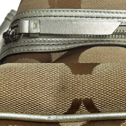 COACH コーチ シグネチャー ミニボストン ハンドバッグ ベージュ 6232 レディース【中古】