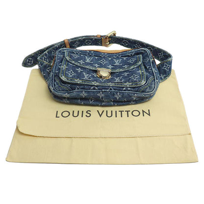 LOUIS VUITTON ルイ・ヴィトン バムバック ボディバッグ モノグラムデニム ブルー M95347 SR1067 レディース【中古】【美品】