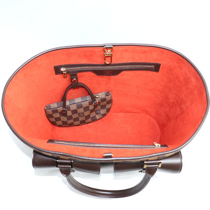 LOUIS VUITTON ルイ・ヴィトン マノスクGM ハンドバッグ ダミエ ブラウン N51120 FL0093 レディース【中古】【美品】