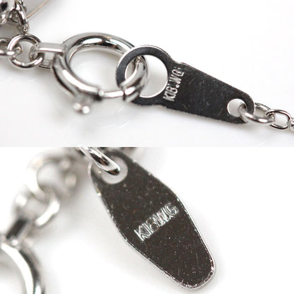 K18WG ホワイトゴールド ネックレス ベネチアン 2.4g ~45cm フリーチェーン【中古】