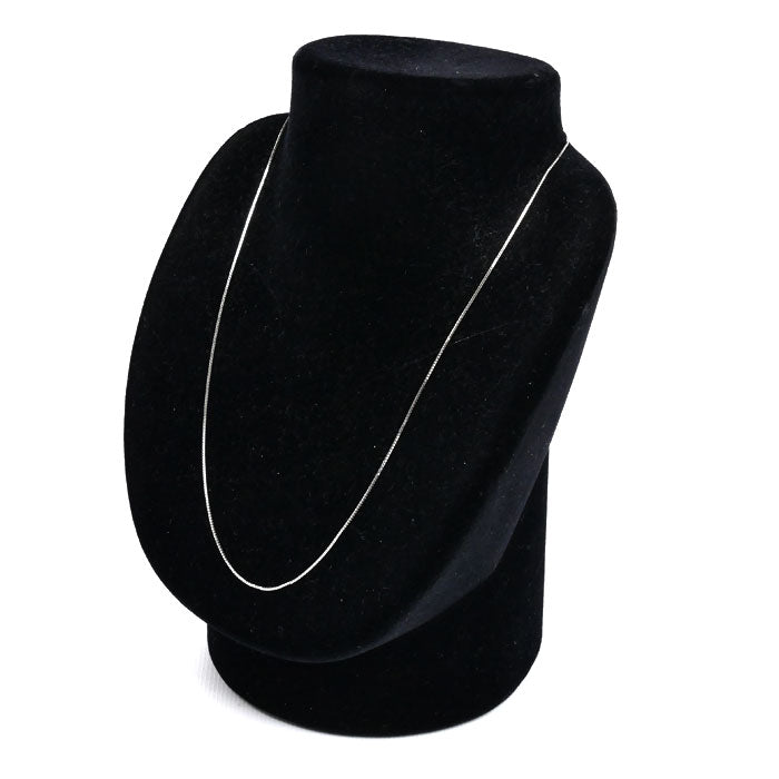 K18WG ホワイトゴールド ネックレス ベネチアン 2.4g ~45cm フリーチェーン【中古】