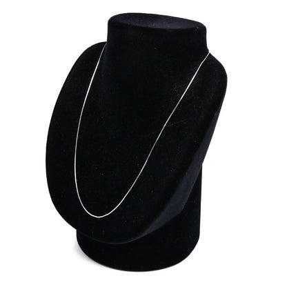 K18WG ホワイトゴールド ネックレス ベネチアン 2.4g ~45cm フリーチェーン【中古】