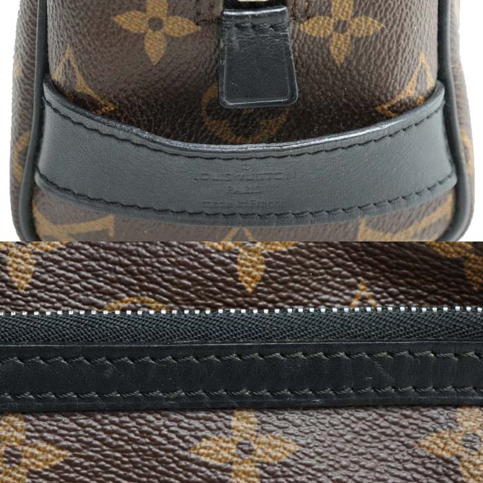 LOUIS VUITTON ルイ・ヴィトン トゥルース トワレ クラッチバッグ モノグラムマカサー ブラウン M40378 BA0133 メンズ【中古】