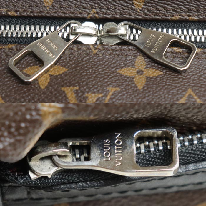 LOUIS VUITTON ルイ・ヴィトン トゥルース トワレ クラッチバッグ モノグラムマカサー ブラウン M40378 BA0133 メンズ【中古】