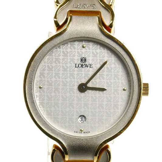 LOEWE ロエベ アナグラム 腕時計 電池式 レディース【中古】