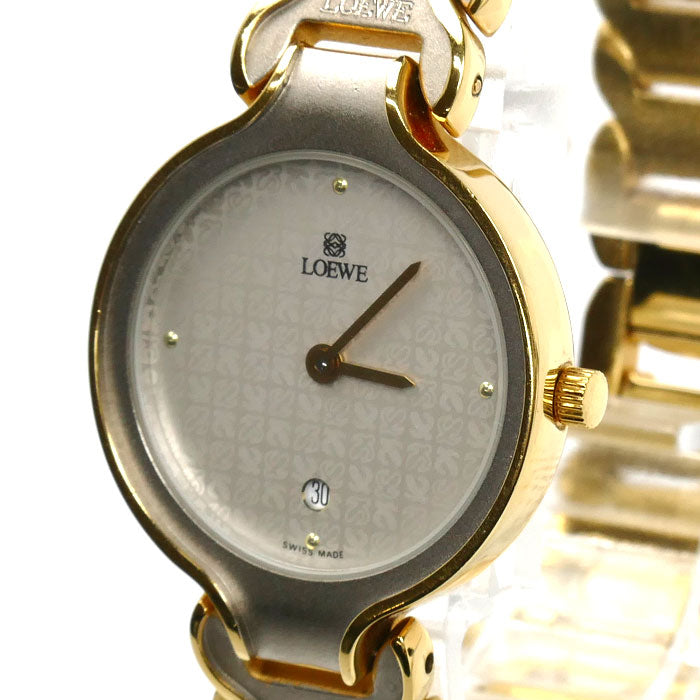 LOEWE ロエベ アナグラム 腕時計 電池式 レディース【中古】