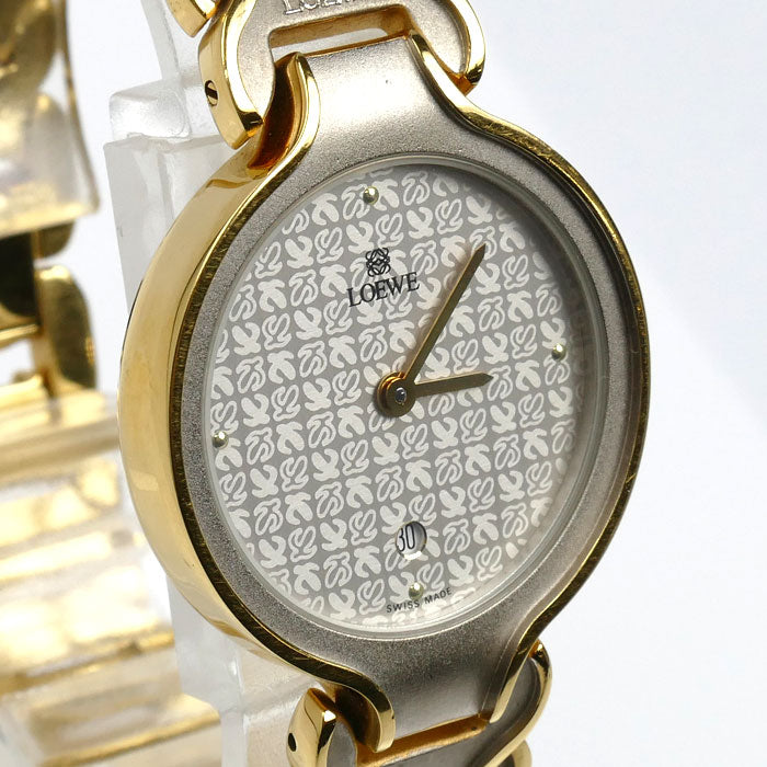 LOEWE ロエベ アナグラム 腕時計 電池式 レディース【中古】
