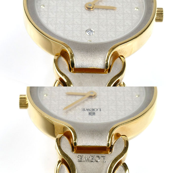 LOEWE ロエベ アナグラム 腕時計 電池式 レディース【中古】
