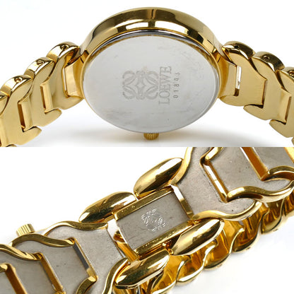 LOEWE ロエベ アナグラム 腕時計 電池式 レディース【中古】