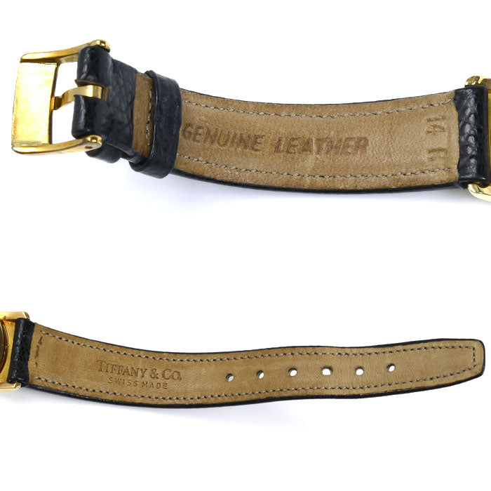 TIFFANY&Co. ティファニー マーククーペ ローマン 腕時計 電池式 26.5g K18/750 レディース【中古】